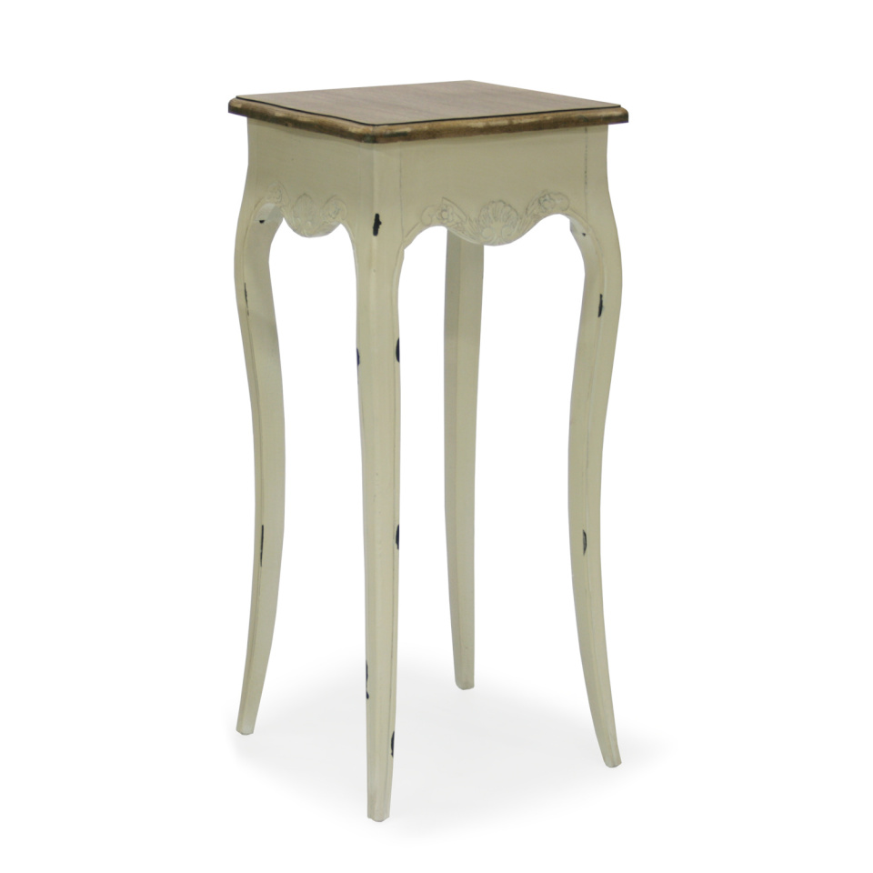 H4Y lillepostament Samira, 36x36x81cm, valge