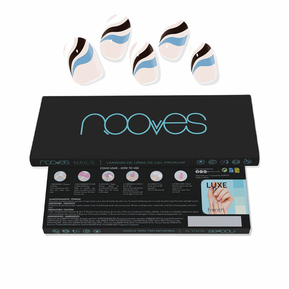 Nooves Gel Nail Foils Flowing stream (20 ühikut)
