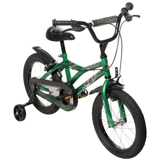 Huffy Pro Thunder 16", roheline – laste jalgratas