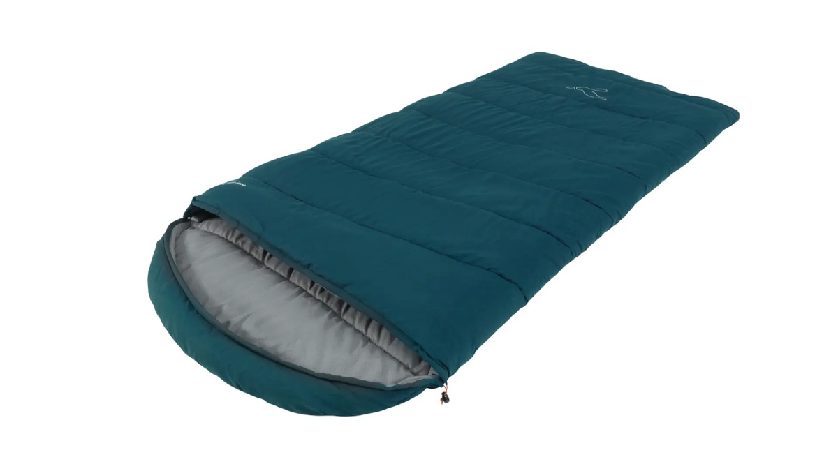 Easy Camp magamiskott Raven I Square XL 5°C | Sleeping Bag | 220 x 100 cm | -8 to 9 °C | Left Zipper