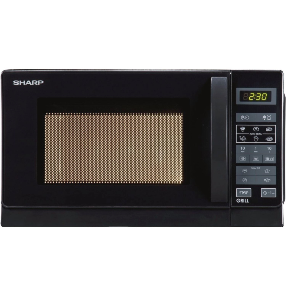 SHARP mikrolaineahi R-642BKW (must)