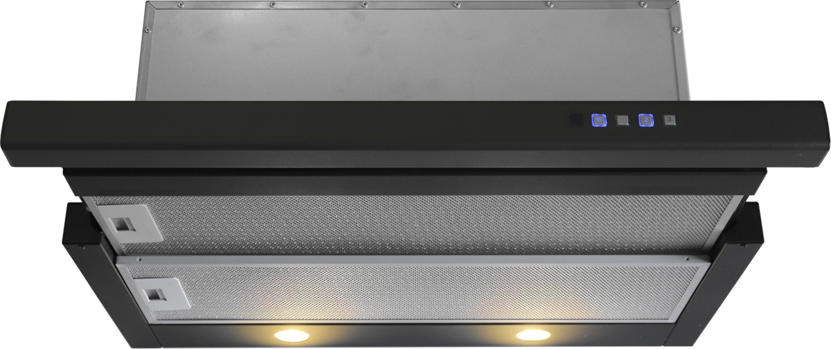 Witt integreeritud õhupuhasti Beta 60B, must, 60 cm