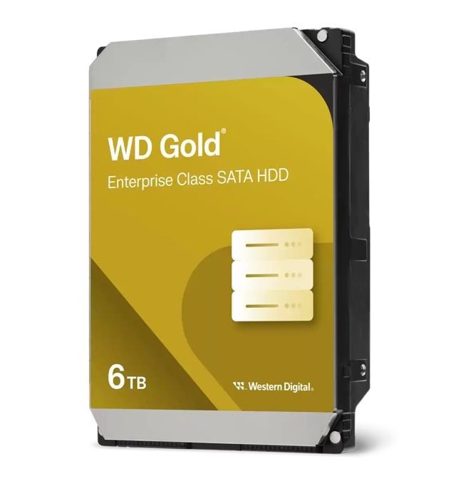 WD kõvaketas Drive HDD kuldne Enterprise 6TB 3.5" SATA WD6004FRYZ