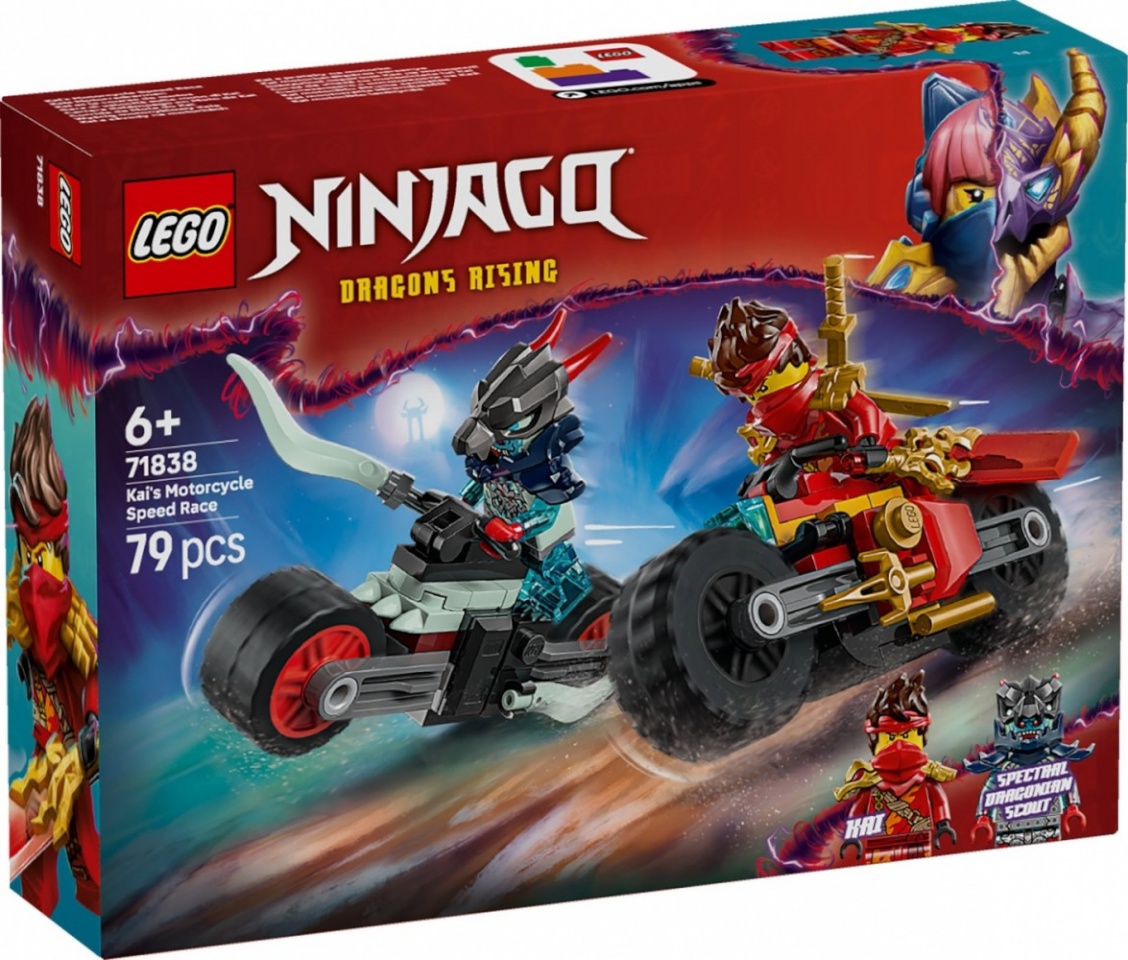 LEGO klotsid 71838 Ninjago Kais Motorradrennen