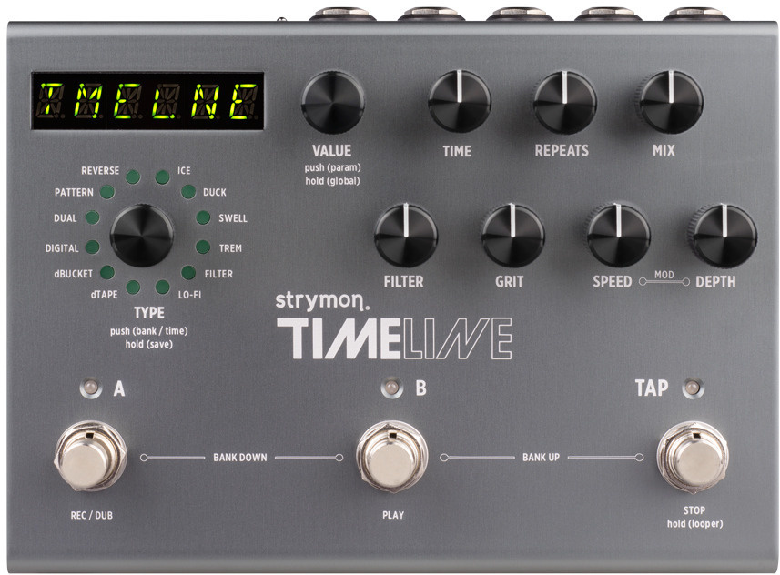 Strymoni kitarripedaal Timeline Delay kitarripedaal