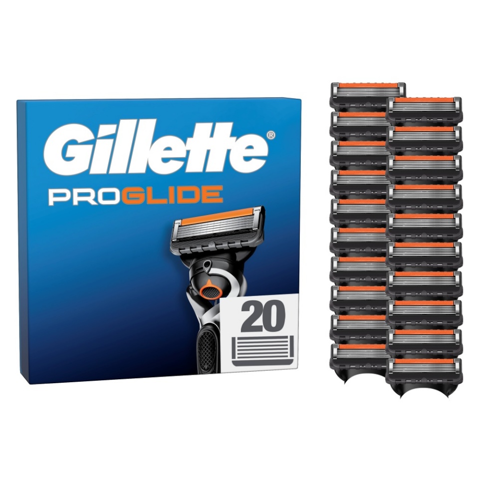 Gillette Proglide Varuterad Meestele, 20 Vahetustera