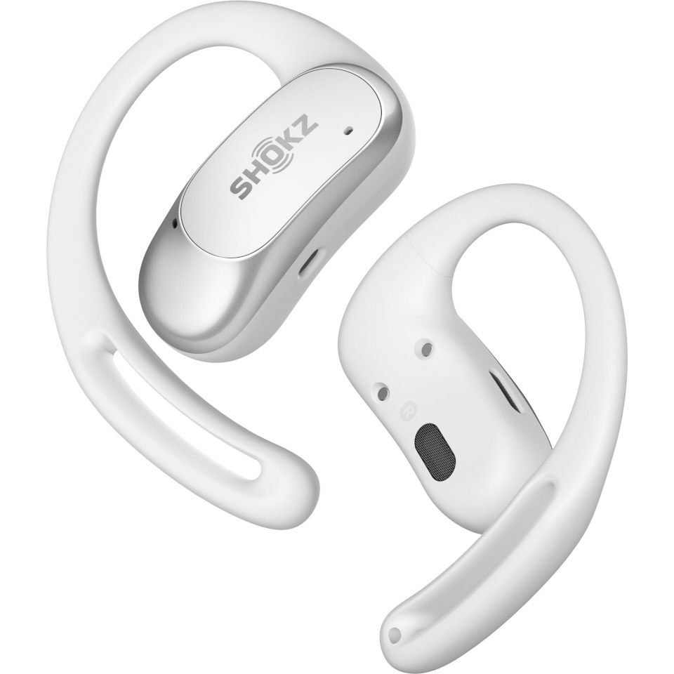 Shokz juhtmevabad kõrvaklapid OpenFit Air Wireless Open-Ear Earphones White, valge