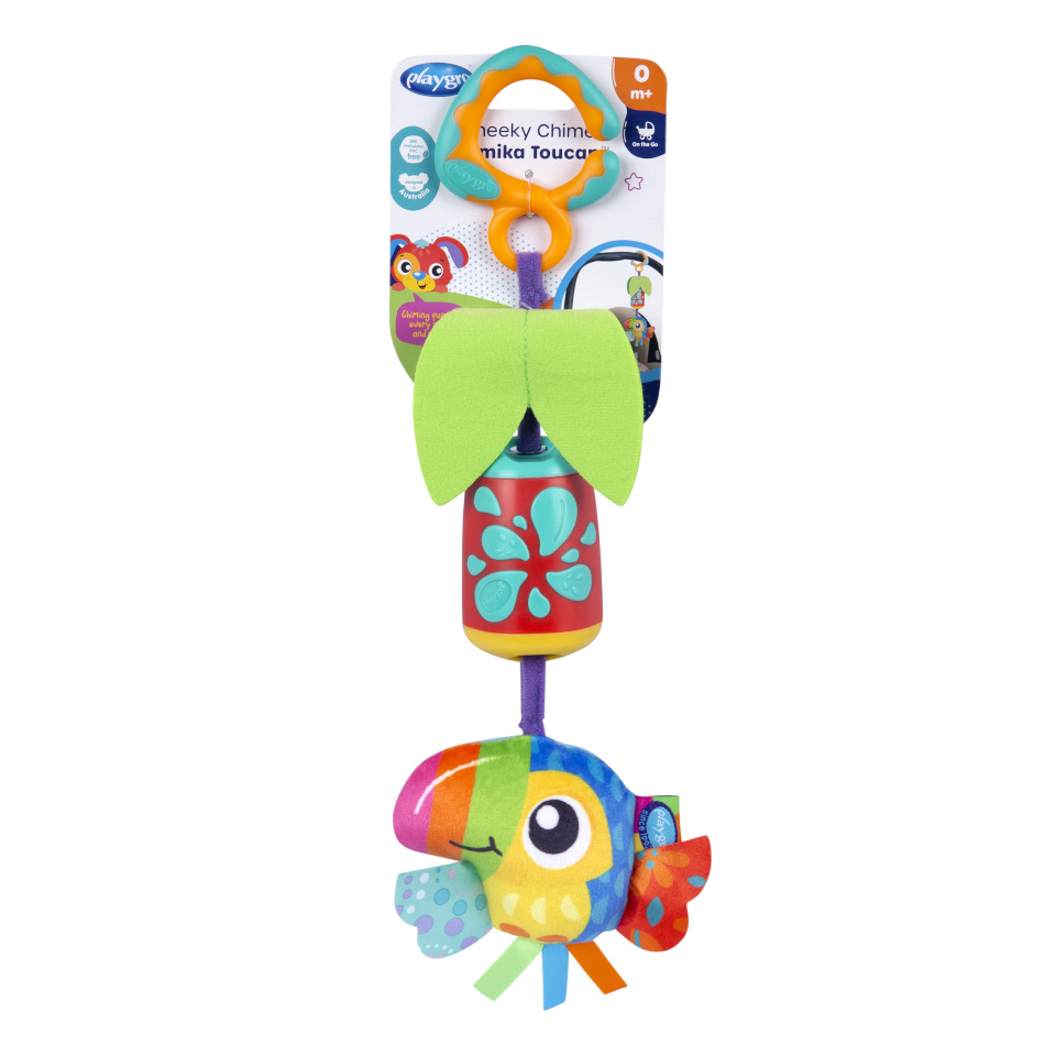 Playgro riputatav mänguasi Cheeky Chime Tamika Toucan, 0189406