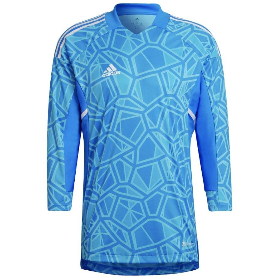 Adidas Teamwear T-särk Bramkarska meestele Condivo 22 Goalkeeper Jersey Long Slevee sinine HB1616 suurus S