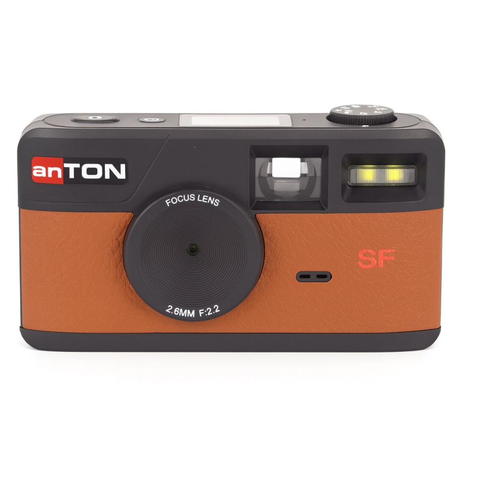 Anton K1 Screen Free pruun, digitaalne kaamera ilma ekraanita, kaasas 4GB Micro SD kaart