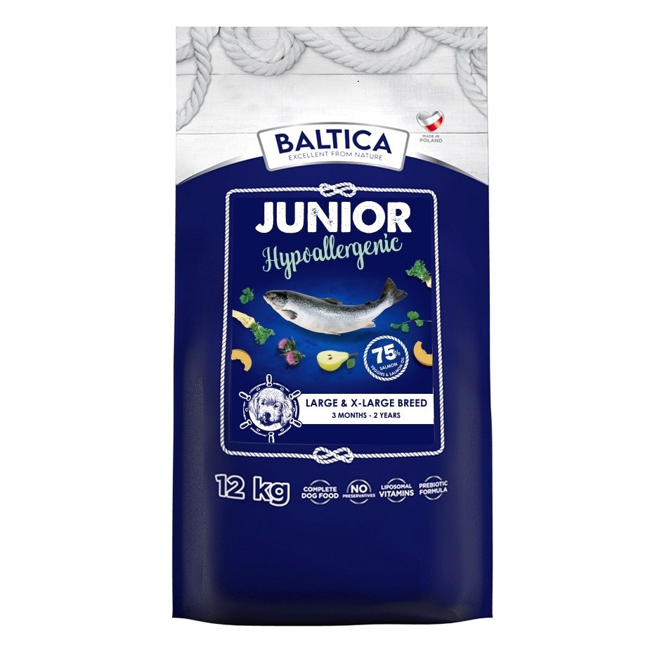 Baltica kuivtoit koerale Excellent Hypoallergenic Junior L/XL Salmon, 12kg