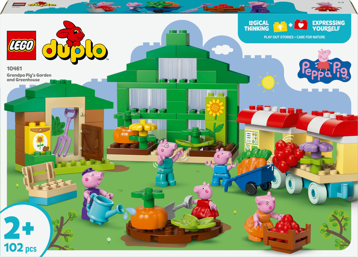 LEGO DUPLO 10461 Peppa Pig Grandpa Pig's Garden and Greenhouse