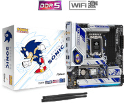 ASRock emaplaat B760M PG Sonic WiFi Intel LGA1700 DDR5 mATX, 90-MXBKM0-A0UAYZ