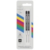1x2 Parker Quinkflow Basic Ballpoint Pen Refill M must