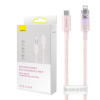 Baseus laadimiskaabel Fast Charging USB-C -> Lightning Explorer Series 1m, 20W, roosa