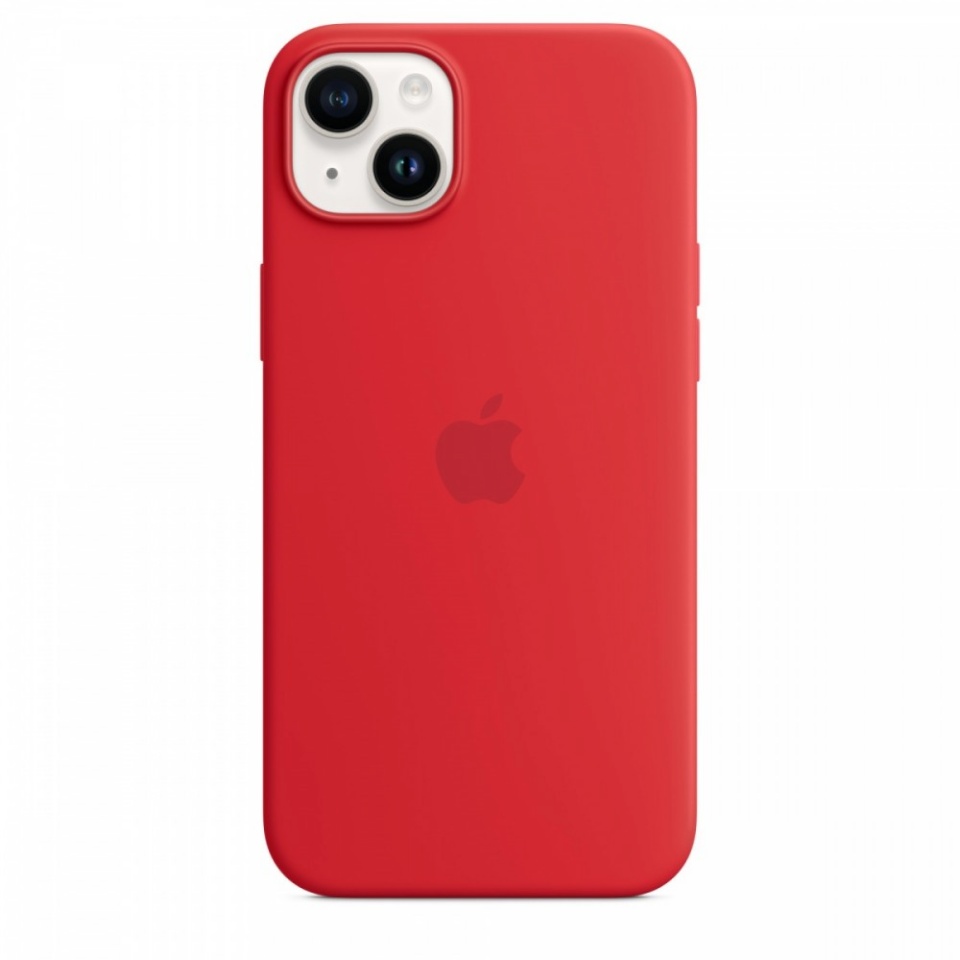 Apple kaitsekest Silicone case with MagSafe for iPhone 14 Plus - (PRODUCT) RED punane