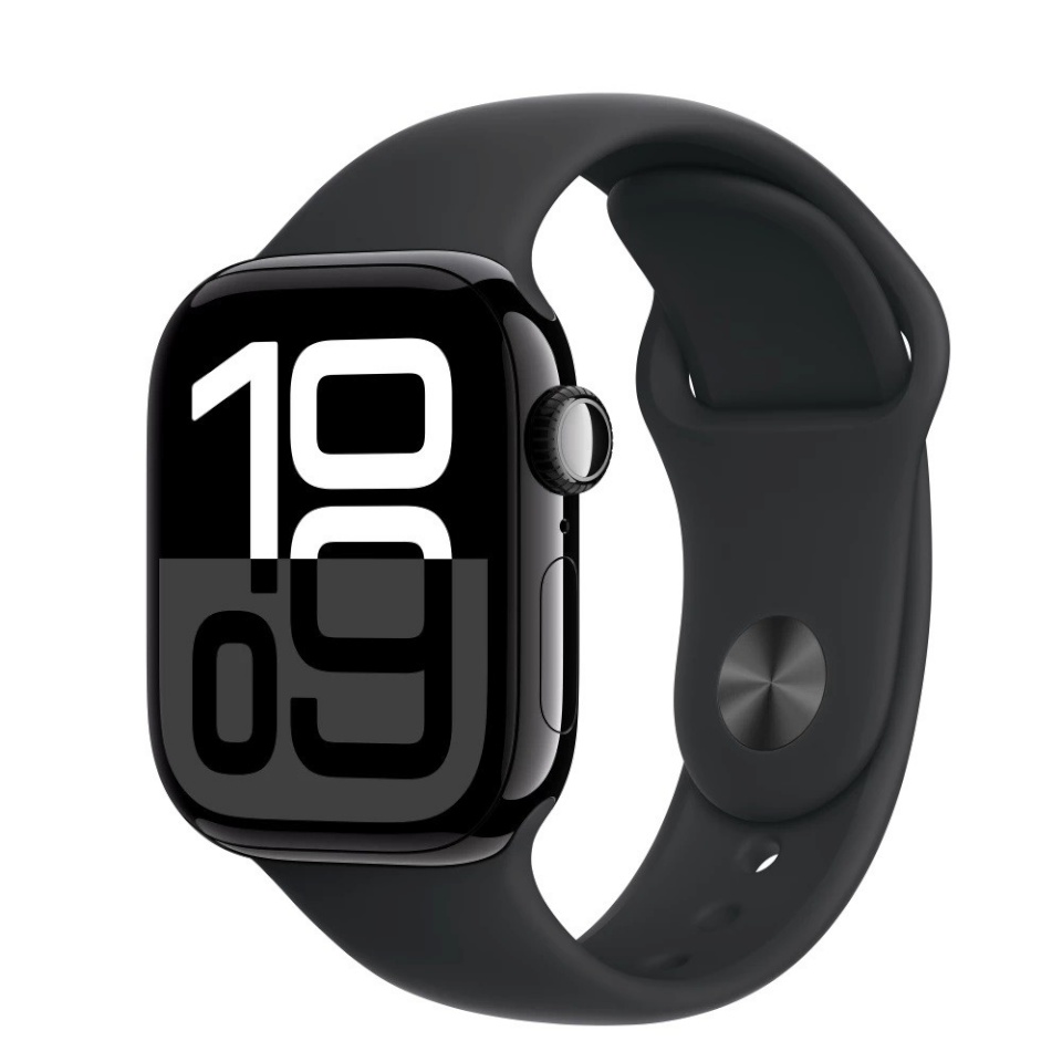 Apple Watch Series 10 GPS + Cellular 42mm Jet must Aluminium Case with must Sport Band - M/L