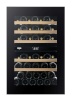 Dunavox integreeritav veinikülmik DVN-44.120DB.TO Noble Integrated Wine Refrigerator, must