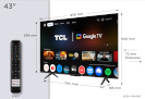 TCL televiisor P7K 43P7K TV 109.2 cm (43") 4K Ultra HD Smart TV Wi-Fi Metallic 430 cd/m²