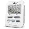 Mebus äratuskell 25800 Wireless Alarm Clock, valge