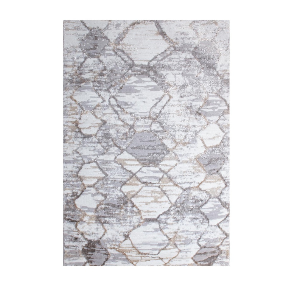 H4Y vaip Salamanca-3, 100x150cm, hõbe/valge