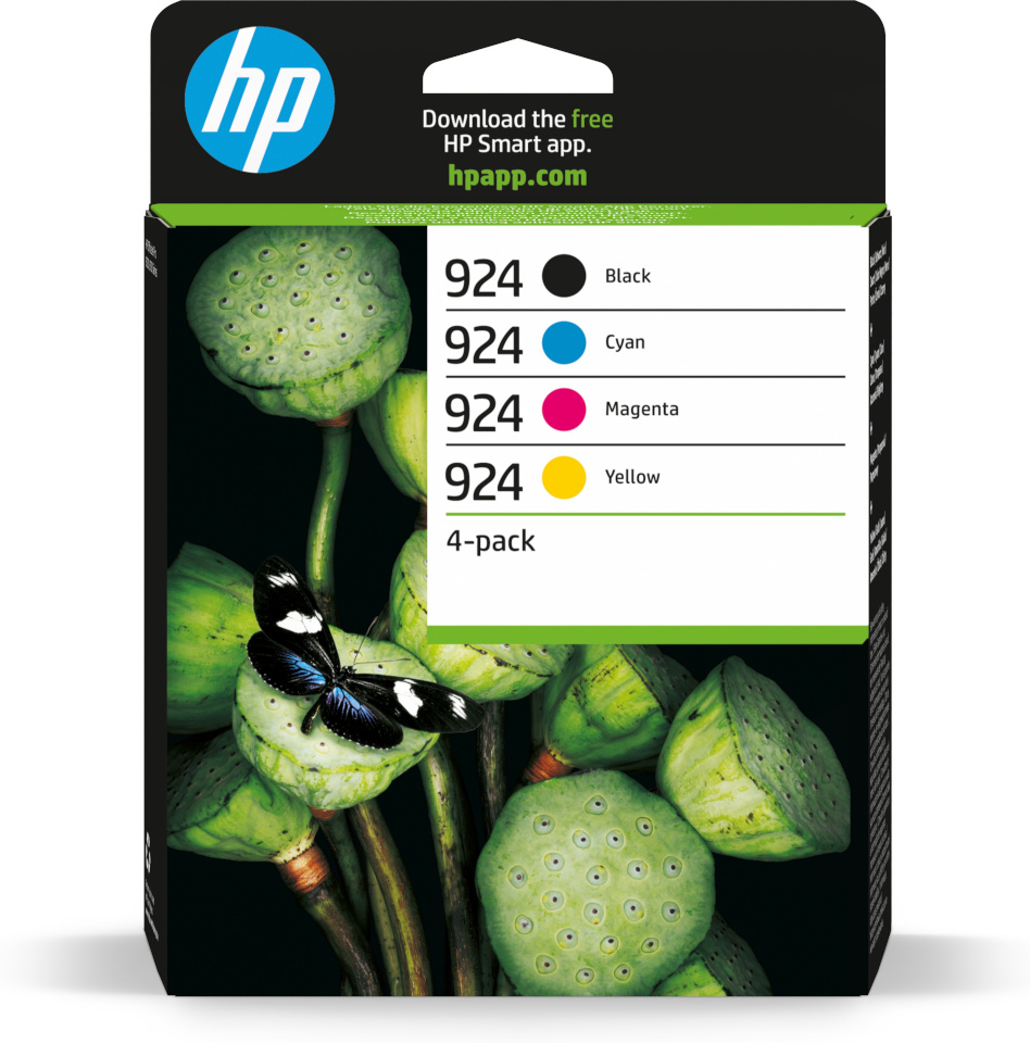 HP HP 924 4x must+dreifarbig Tintenpatrone