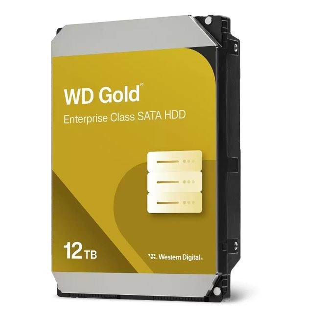 WD kõvaketas Drive HDD kuldne Enterprise 12TB 3.5" SATA WD122KRYZ