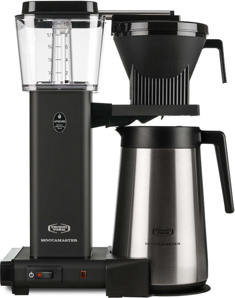 Moccamaster filterkohvimasin Auto Thermo Coffee Maker, must