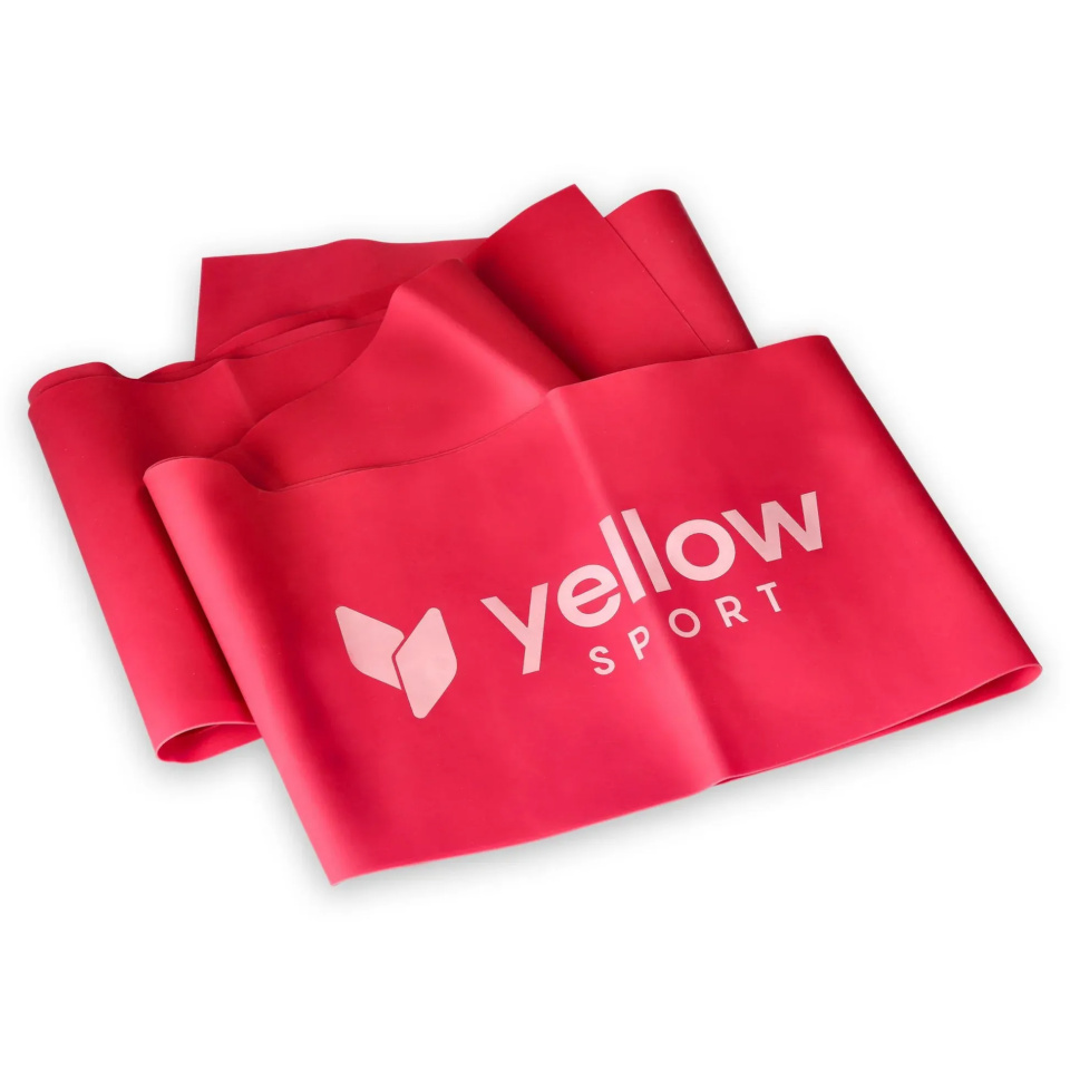 Yellow Sport ekspanderkumm EXERCISE BAND 2 m - keskmine/punane