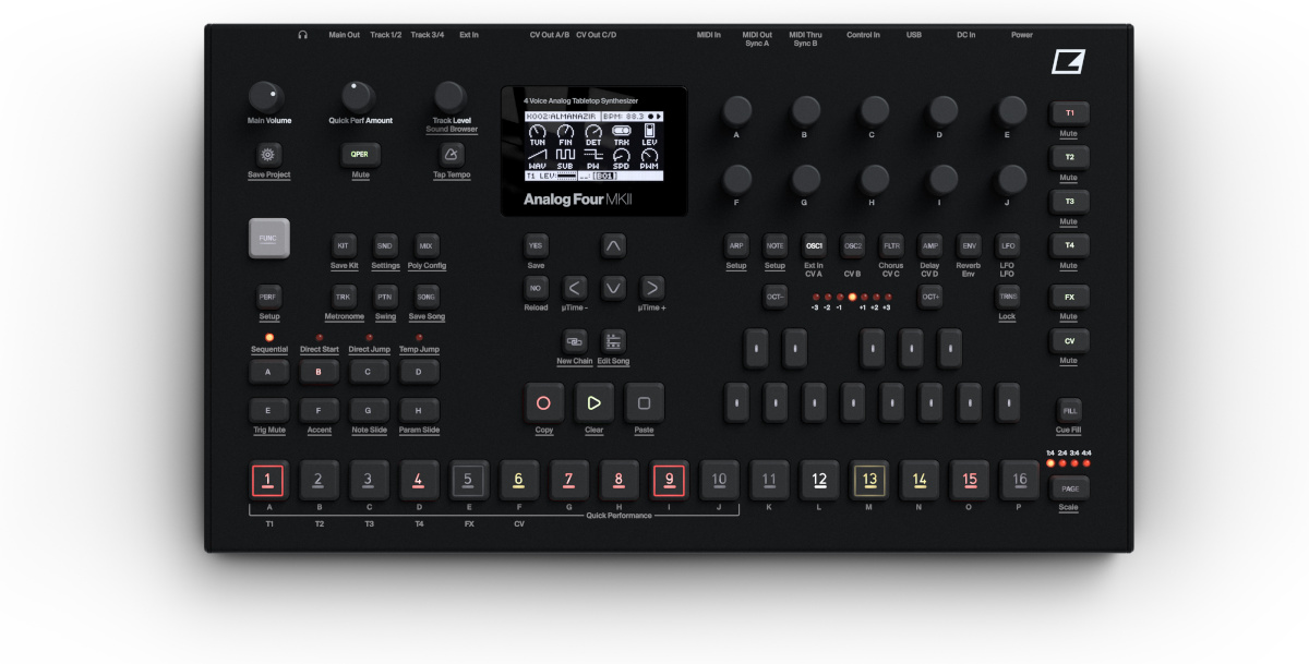 Elektronanaloogsüntesaator Analog Four MKII