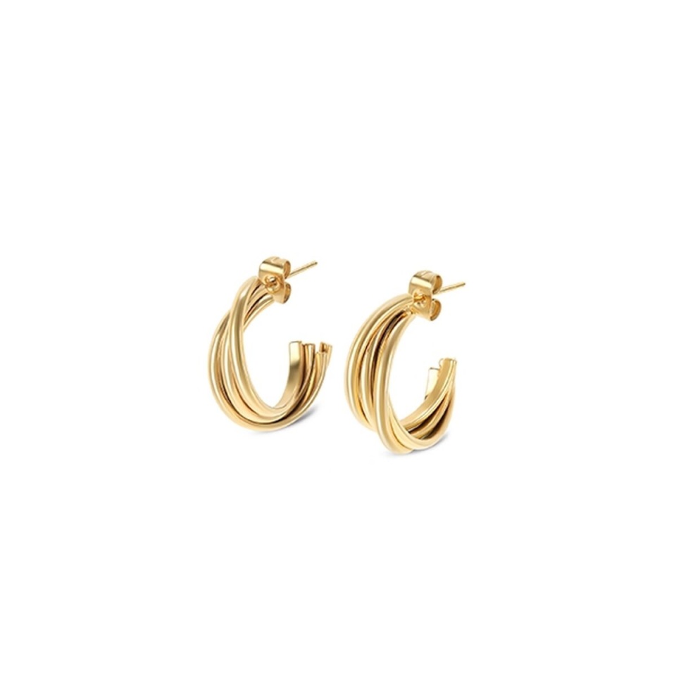 One Jewels naiste kõrvarõngad OJLE03G kuldne