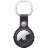 Apple AirTag FineWoven Key Ring, Midnight Purple