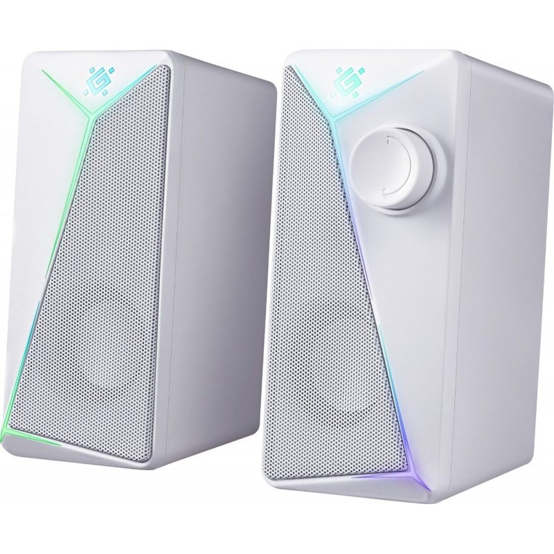 Defender kõlarid DEFENDER PC SPEAKERS J5 2.0 6W LED USB valge 65205