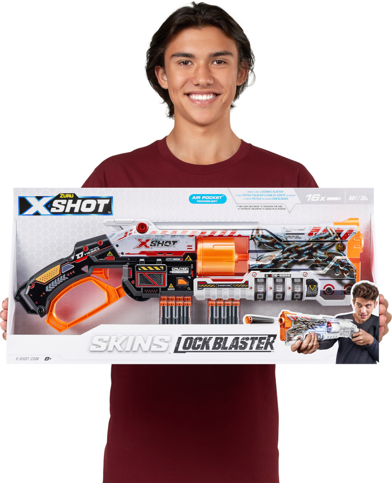 X-Shot mängupüss Skins S1 Lock Gun