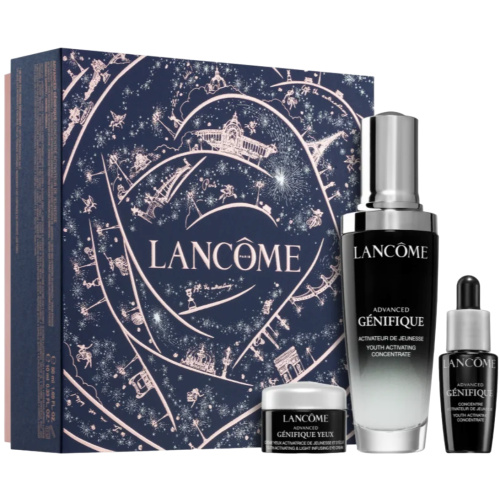 Lancôme komplekt Advanced Génifique Youth Activating Concentrate 50ml + Advanced Génifique Youth Activating Concentrate 10ml + Youth Activating & Light Infusing Eye Cream 5ml, naistele