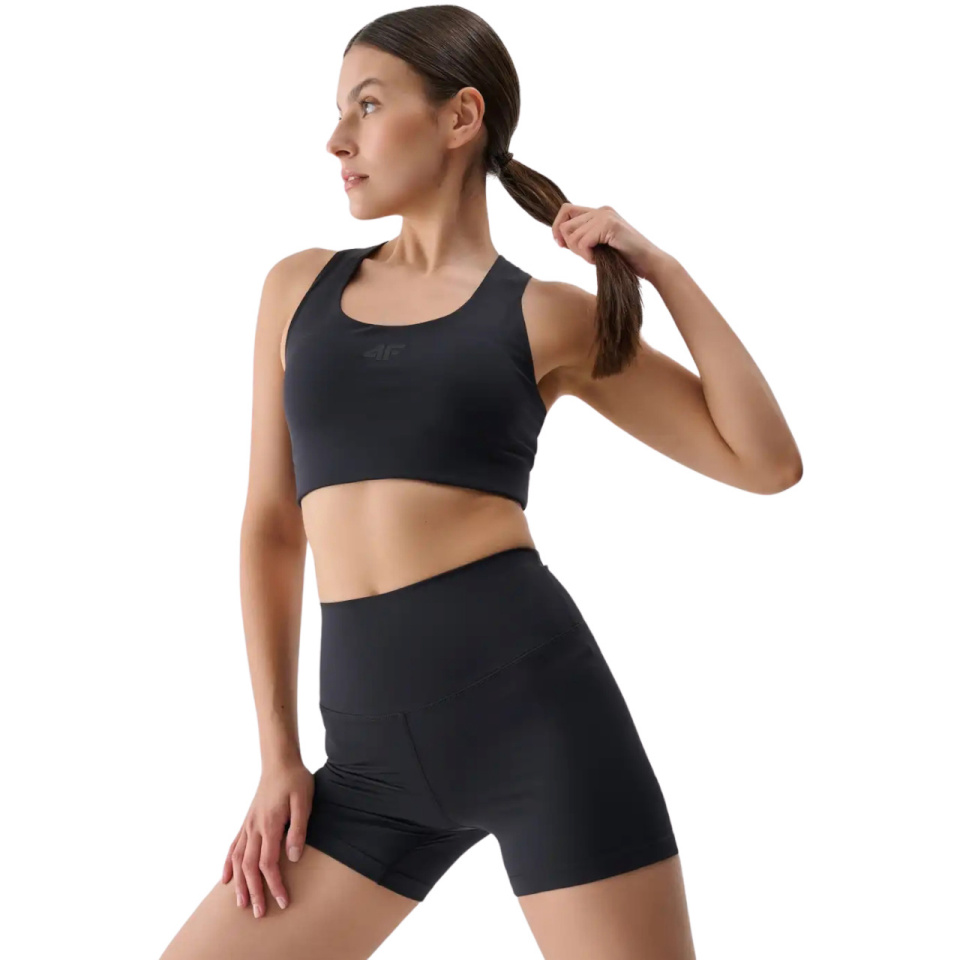 Legginsy Damskie Krótkie 4F Fnk F021 sügav must 4FRSS25TFSTF021 20S M