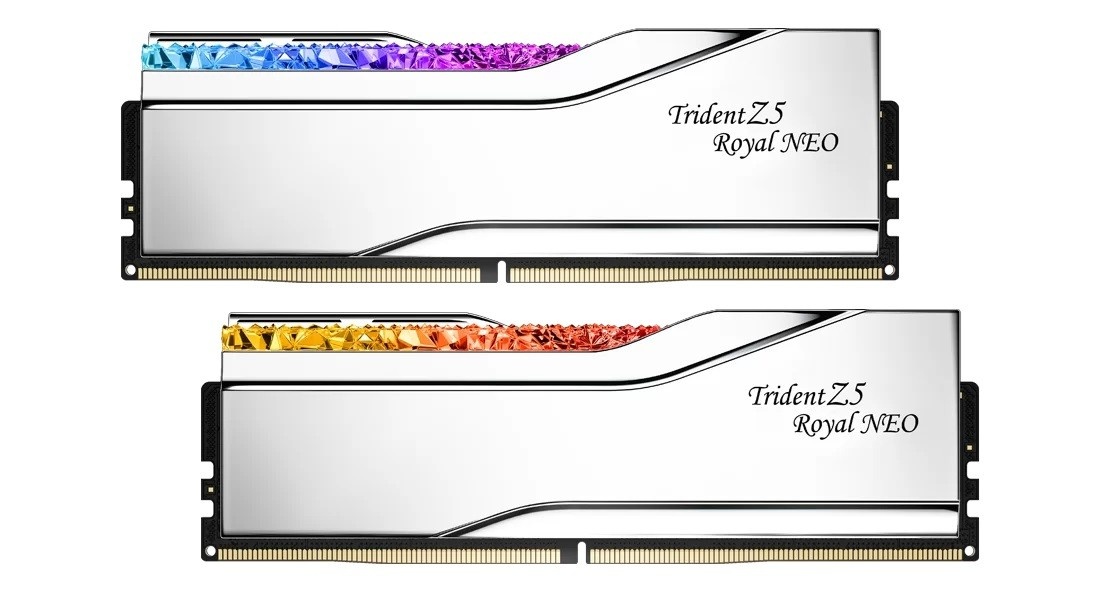 G.Skill mälu Memory PC DDR5 96GB (2x48GB) Trident Z5 Royal RGB 6000MHz CL30 Neo
