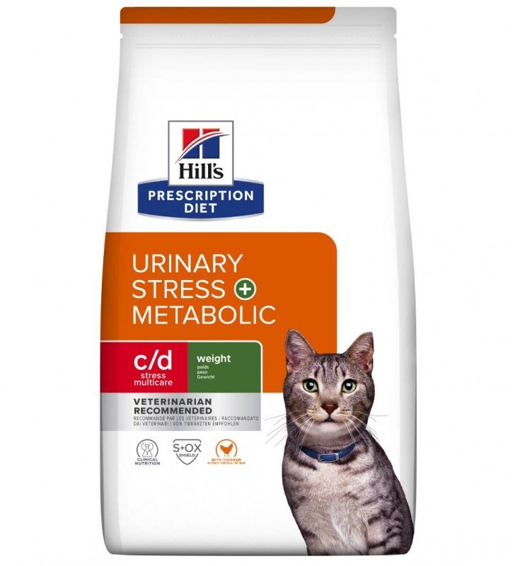 Hill's kuivtoit kassile PD Feline Urinary Stress + Metabolic c/d, 1,5kg