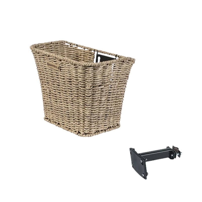 Basil esikorv rattan Look FM, Seagrass (helepruun)