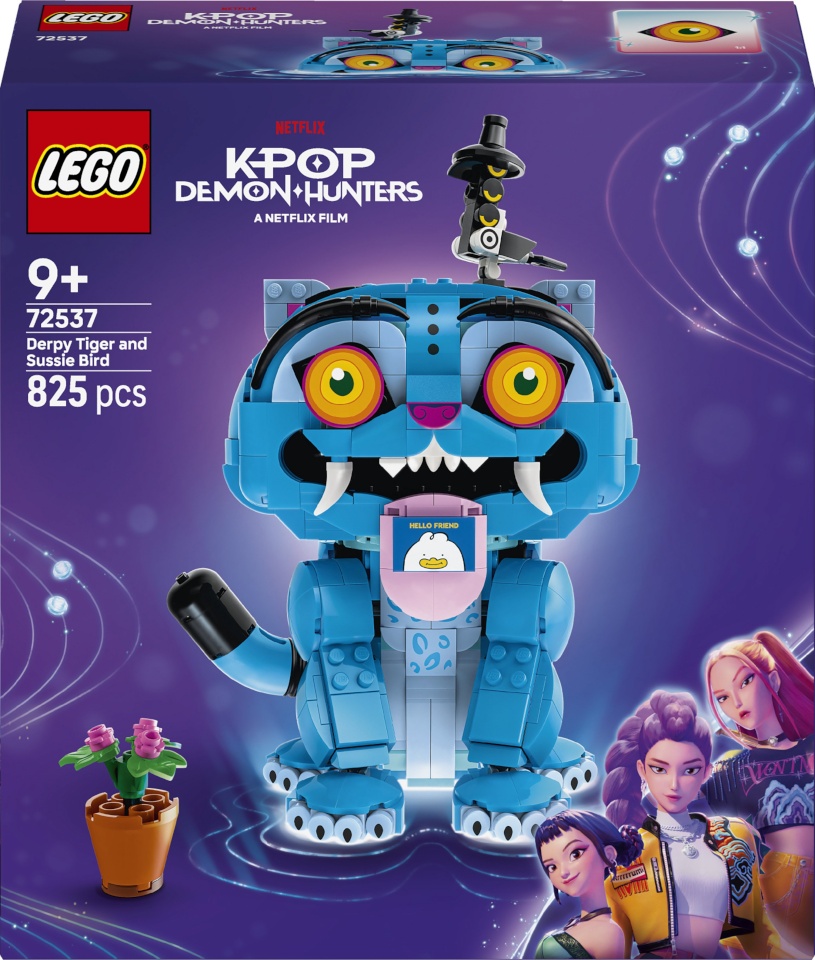 LEGO klotsid 72537 K-popi paari deemonite jälgedes: tiiger Derpy ja lind Sussie