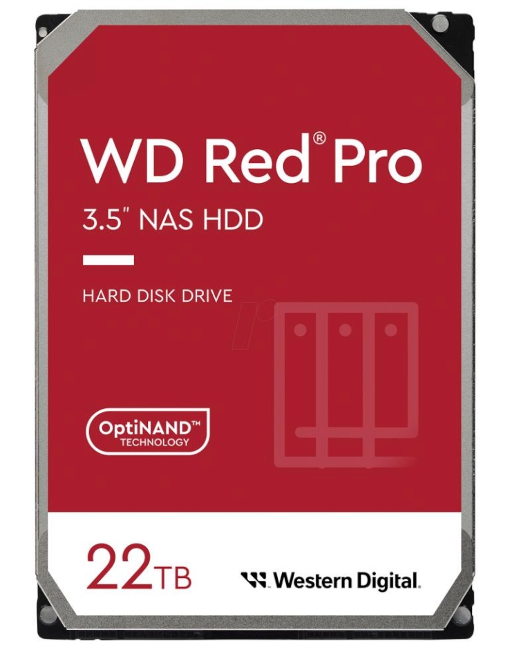 WD kõvaketas Disc HDD Red Pro 22TB 3.5 512MB SATAIII 7200rpm