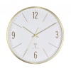 TFA seinakell 60.3534.53 Metal Analogue Radio-Controlled Wall Clock, kuldne