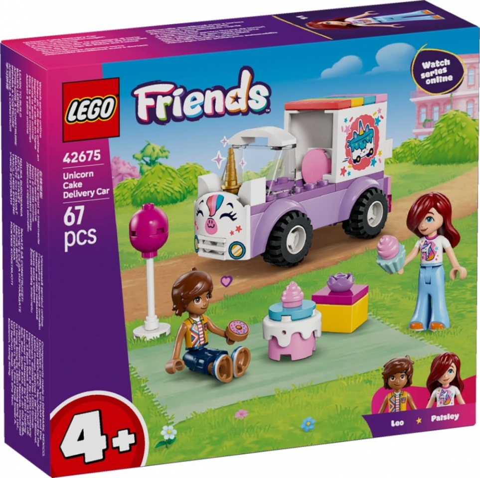 Lego klotsid Blocks Friends 42675 Unicorn Cake Delivery Car