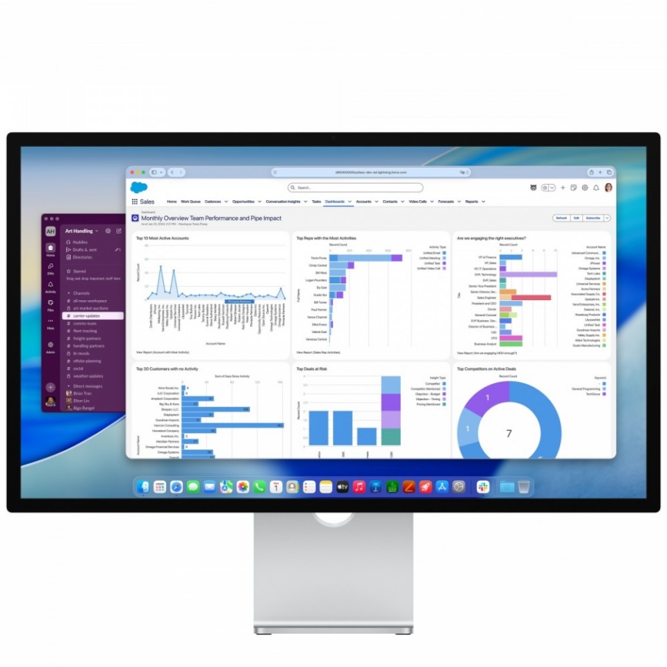 Apple monitor Studio Display - Standard glass - Tilt - and height-adjustable stand