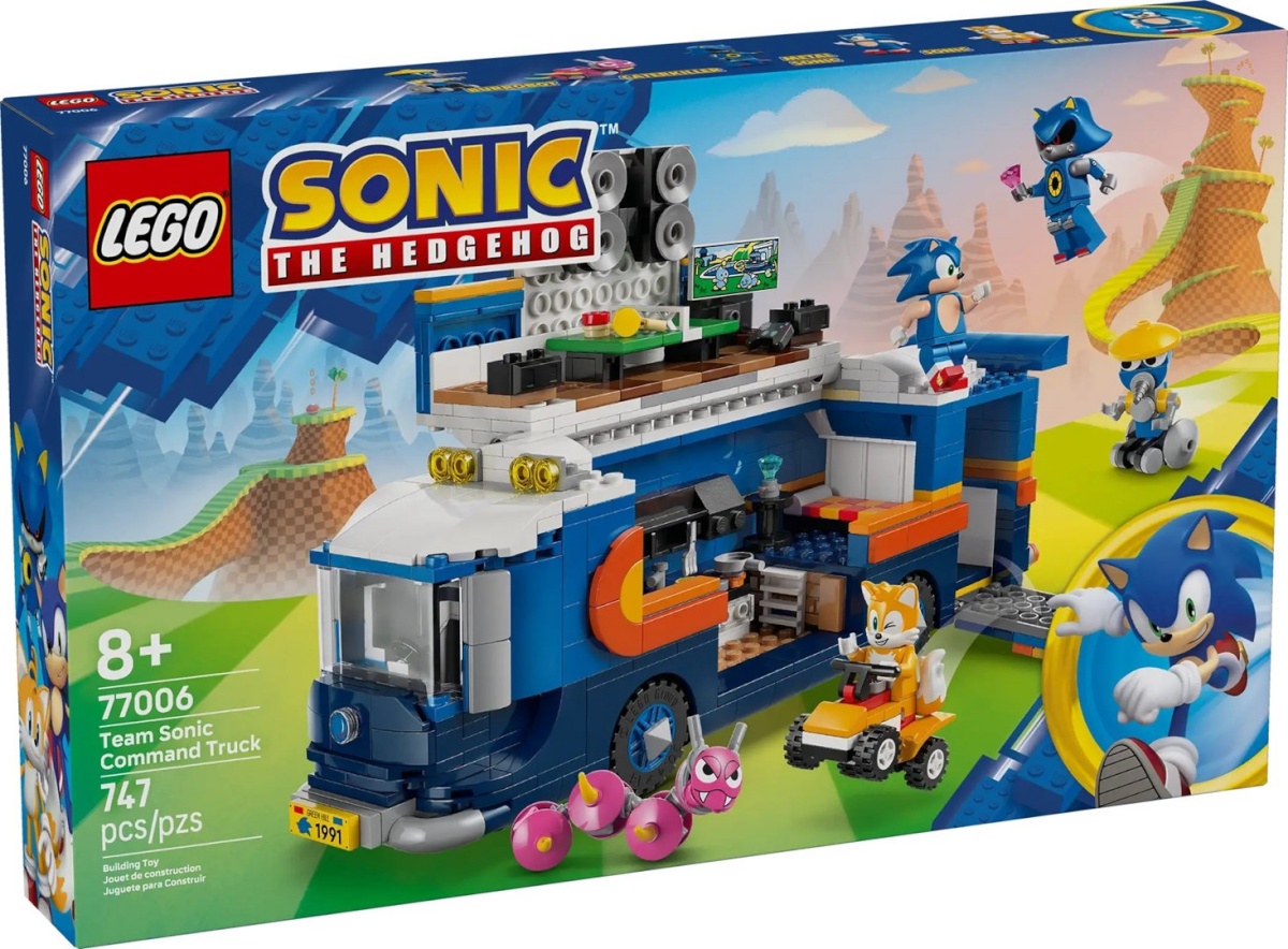 Lego klotsid SONIC THE HEDGEHOG 77006 Team Sonic Command Truck