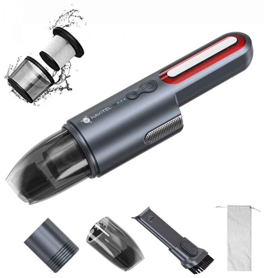 Navitel käsitolmuimeja CL100 Car Vacuum Cleaner, tumehall