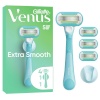 Gillette raseerija Venus Extra Smooth + 4 vahetustera, sinine