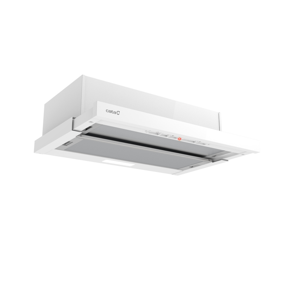 CATA õhupuhasti Hood, TFK 6005 WH, Telescopic, Width 60 cm, 360 m³/h, Mechanical, CSLED, valge