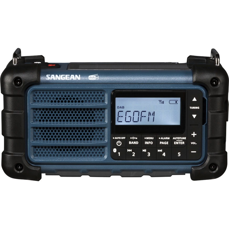 Sangean raadio MMR-99 DAB sinine Emergency/Crank/Solar Radio