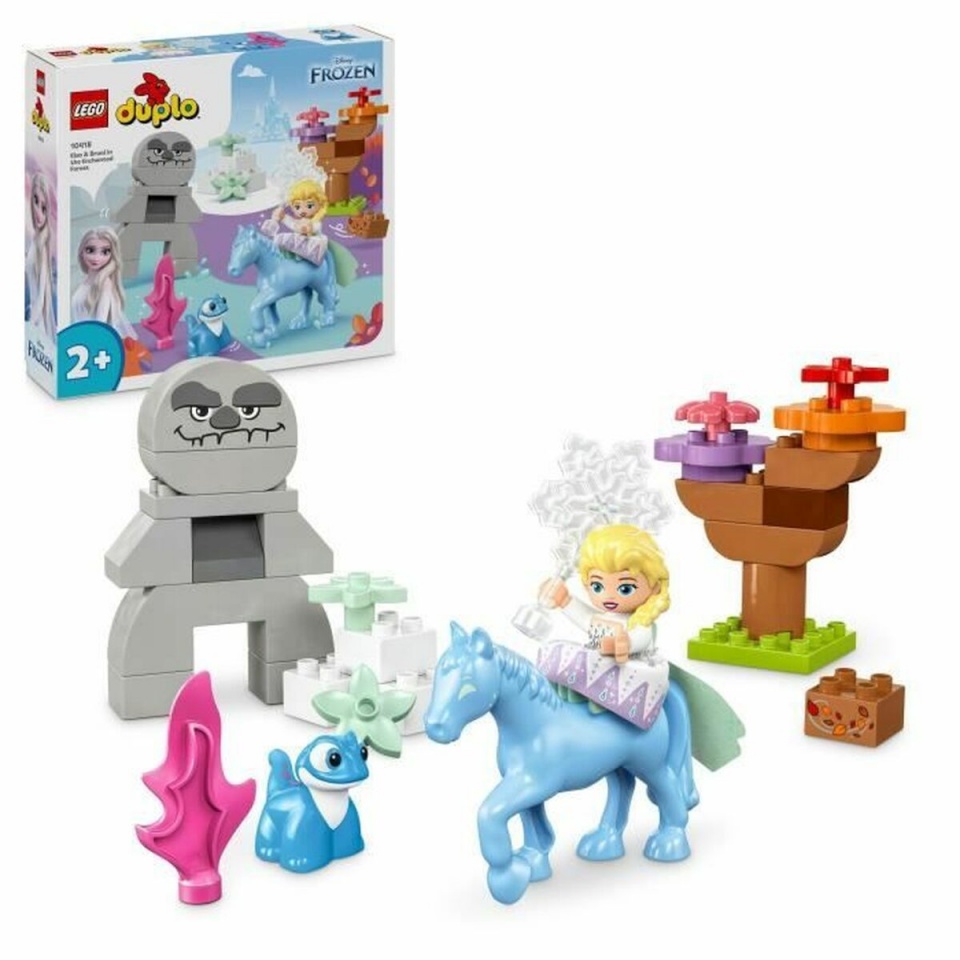 Lego klotsid konstruktor DUPLO Disney 10418 Elsa and Bruniinthe Enchanted Forest Mitmevärviline